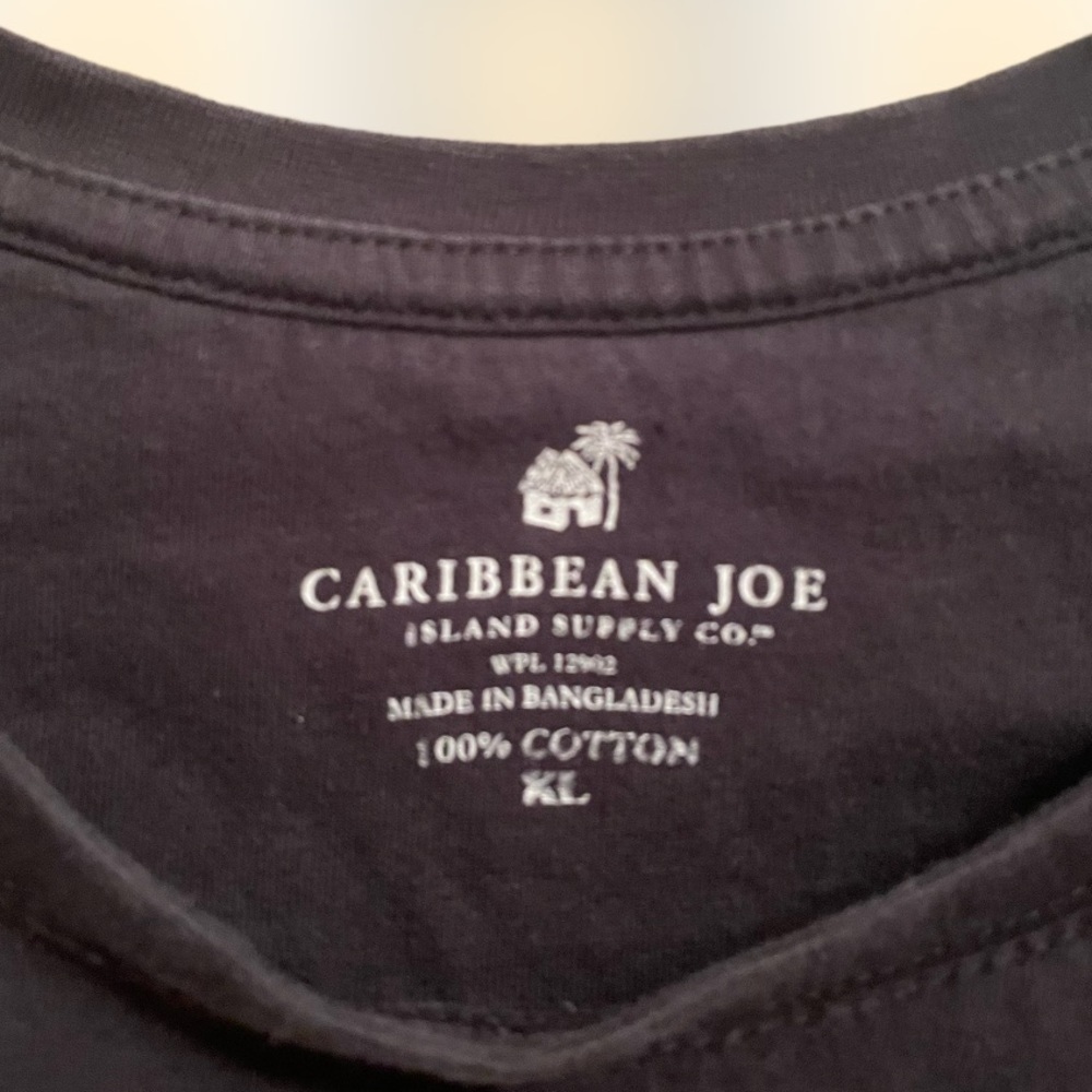 Caribbean Joe Island Supply Co Black Pocket Tee - Picture 4 of 4